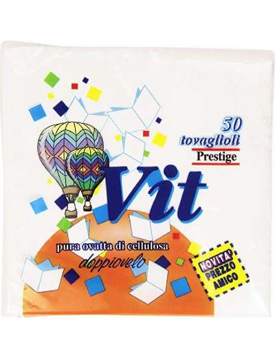 VIT TOVAGLIOLI DOPPIO VELO 33X33 PZ 50