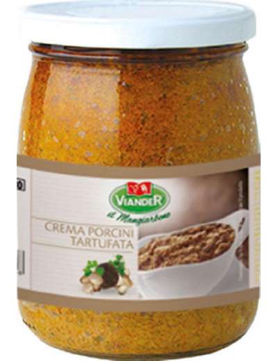 VIANDER CREMA PORCINI AL TARTUFO VETRO GR 400