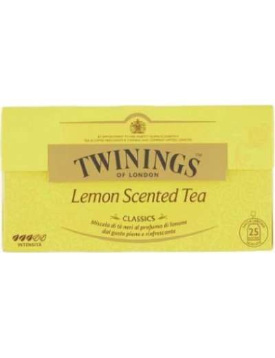 TWININGS LEMON SCENTED TEA 25 FILTRI GR 50