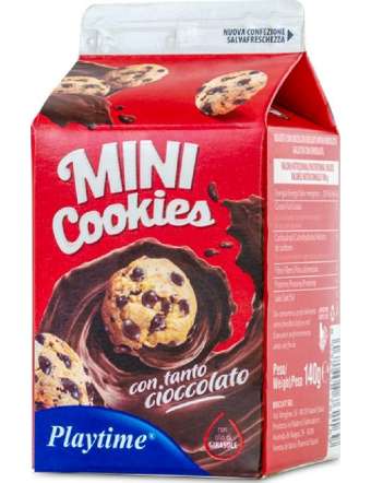 PLAYTIME MINI COOKIES CON CIOCCOLATO GR 140