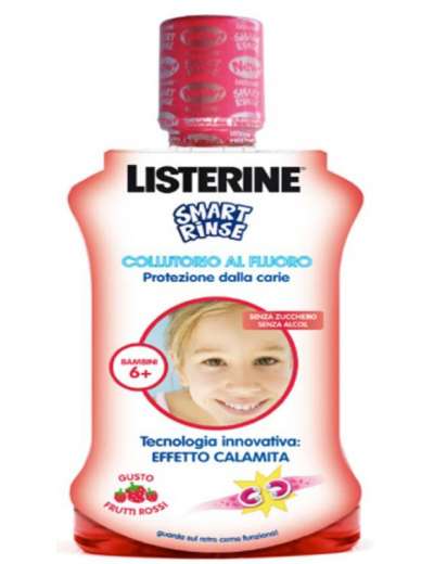 LISTERINE COLLUTORIO KIDS ANNI 6+ FRUTTI ROSSI ML 500