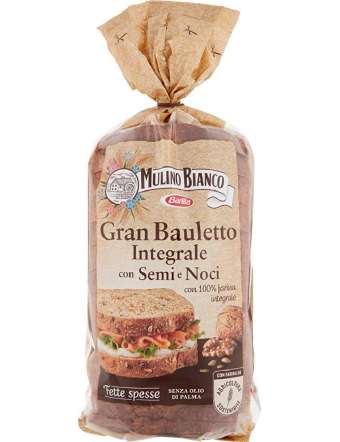 MULINO BIANCO PANE INTEGRALE CON SEMI E NOCI GR 465