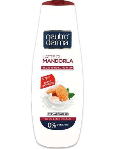 NEUTRO DERMA LATTE DI MANDORLA BAGNOSCHIUMA ML 750