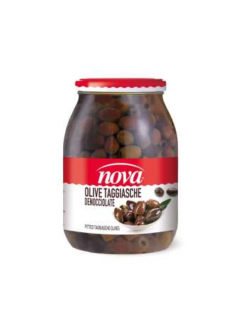 NOVA OLIVE TAGGIASCHE DENOCCIOLATE IN OLIO VASETTO ML 1062