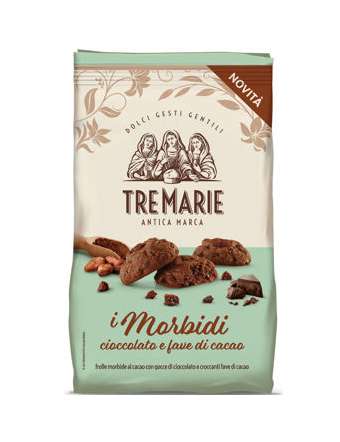 TRE MARIE MORBIDI FAVE CACAO CIOCCOLAT GR 300
