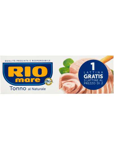 RIO MARE TONNO NATURALE 2+1X80GR 240