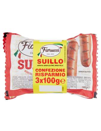 FIORUCCI WURSTEL SUILLO MPK GR 100X3