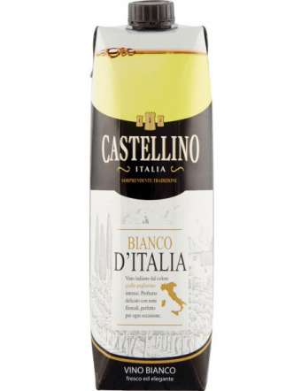 CASTELLINO VINO BIANCO BRIK LT 1 ***