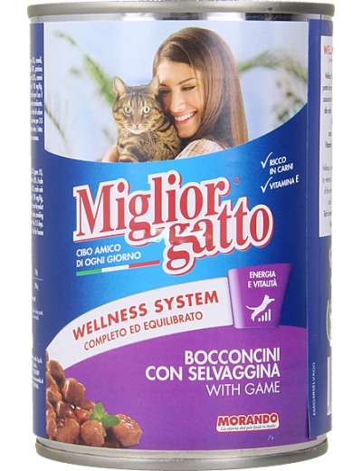 MIGLIORGATTO BOCC. SELVAGGINA GR 400