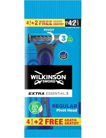 WILKINSON EXTRA TRILAMA ESSENTIALS 4+2