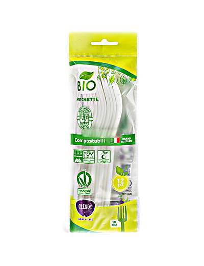 CLENDY BIO FORCHETTE 12PZ