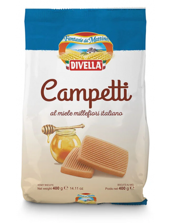 DIVELLA CAMPETTI MIELE BISCOTTI GR 400