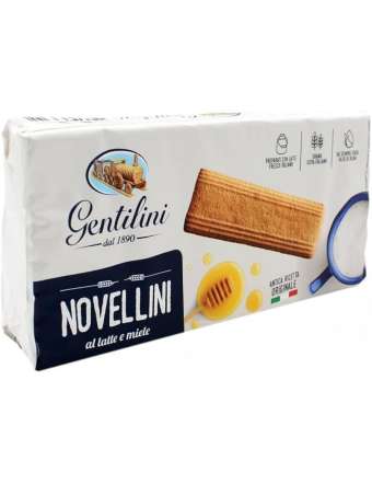 GENTILINI NOVELLINI CLASSICI AL LATTE E MIELE GR 250