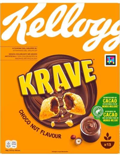 KELLOGG CHOCO KRAVE NOCCIOLA GR 375