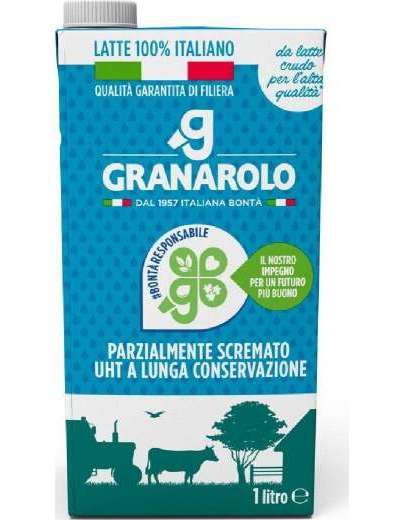 GRANAROLO LATTE 100% ITALIANO PARZIALMENTE SCREMATO BRIK LT 1