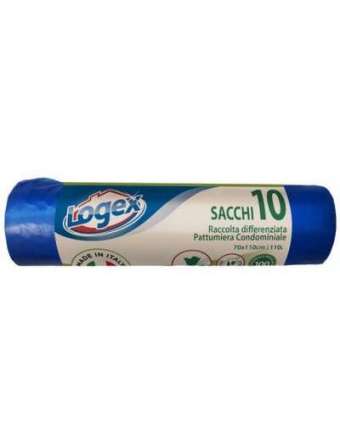 LOGEX 10 SACCHI DIFFERENZ. AZZURRO70X110