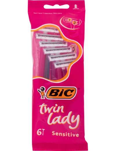 BIC RASOIO TWIN LADY 2 LAME SENSITIVE 6 PZ