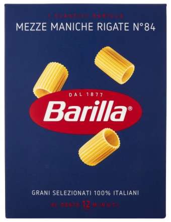 BARILLA N84 MEZZE MANICHE RIGATE GR 500