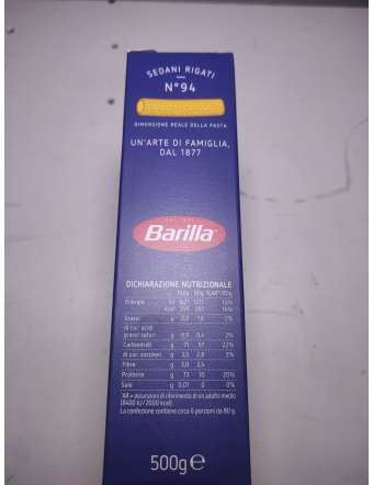 BARILLA N94 SEDANI RIGATI GR 500