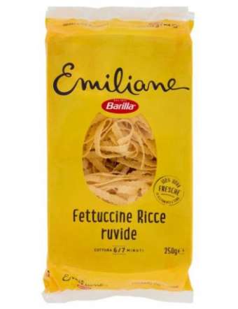 BARILLA EMILIANE NIDI FETTUCCINE RICCE ALL'UOVO GR 250
