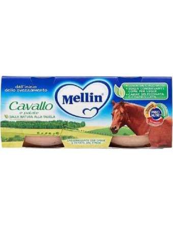 MELLIN OMOGENEIZZATO CAVALLO 2X80 GR