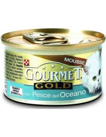 GOURMET GOLD PESCE OCEANO MOUSSE GR 85