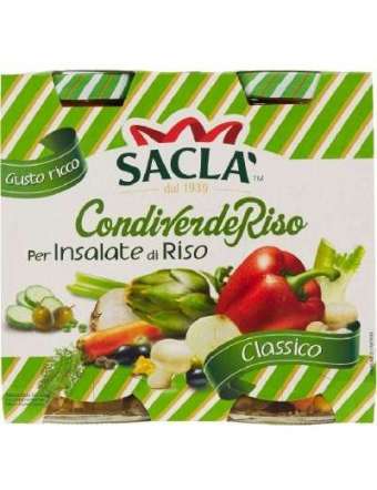SACLA' CONDIRISO CLASSICO VASETTI 2X290 GR 580