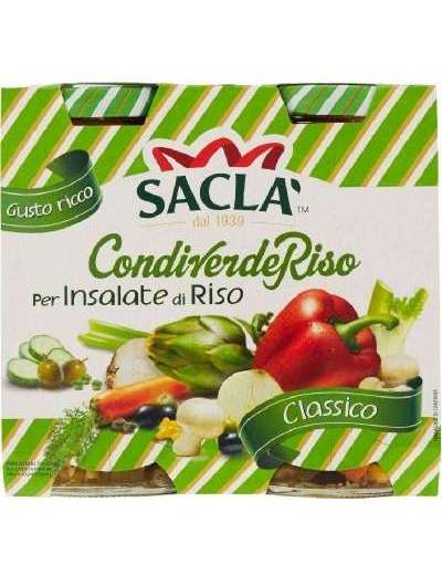 SACLA' CONDIRISO CLASSICO VASETTI 2X290 GR 580