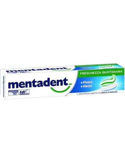 MENTADENT DENTIFRICIO FRESCHEZZA FLUORO E MENTA ML 100
