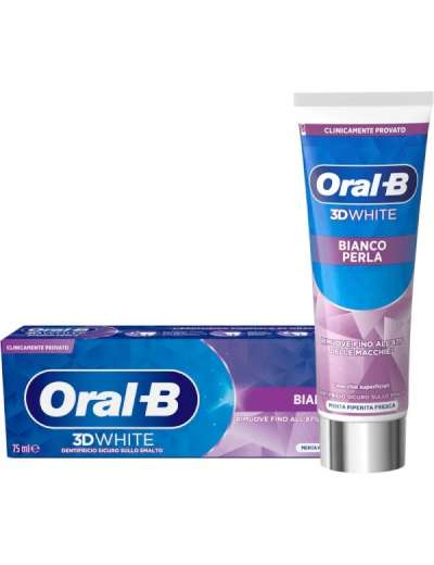 ORAL-B DENTIFRICIO 3D WHITE BIANCO PERLA ML 75