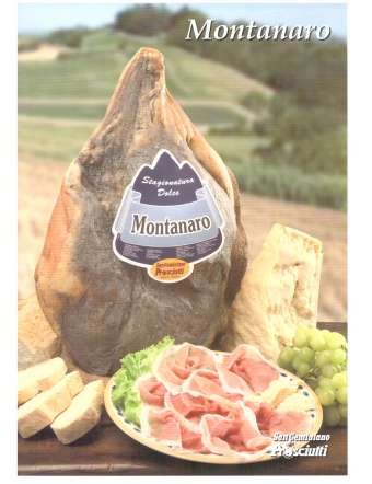 SAN GEMINIANO PROSCIUTTO GRAN MONTANARO SENZA VALVOLA KG 7.5