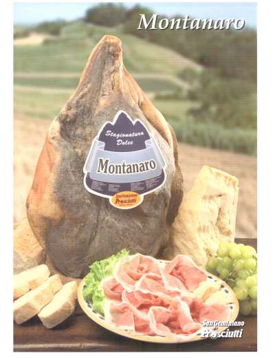 SAN GEMINIANO PROSCIUTTO GRAN MONTANARO SENZA VALVOLA KG 7.5