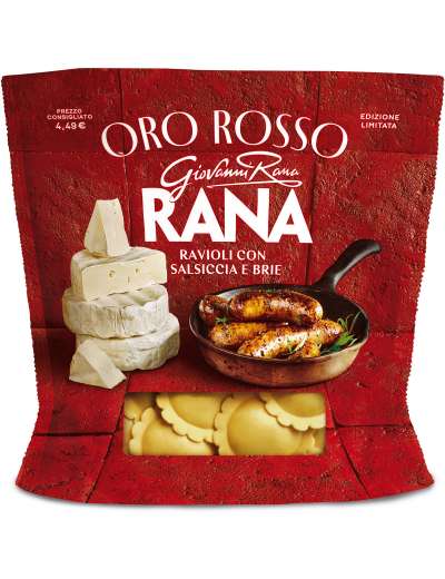 RANA OROROSSO SALSICCIA E BRIE GR 250